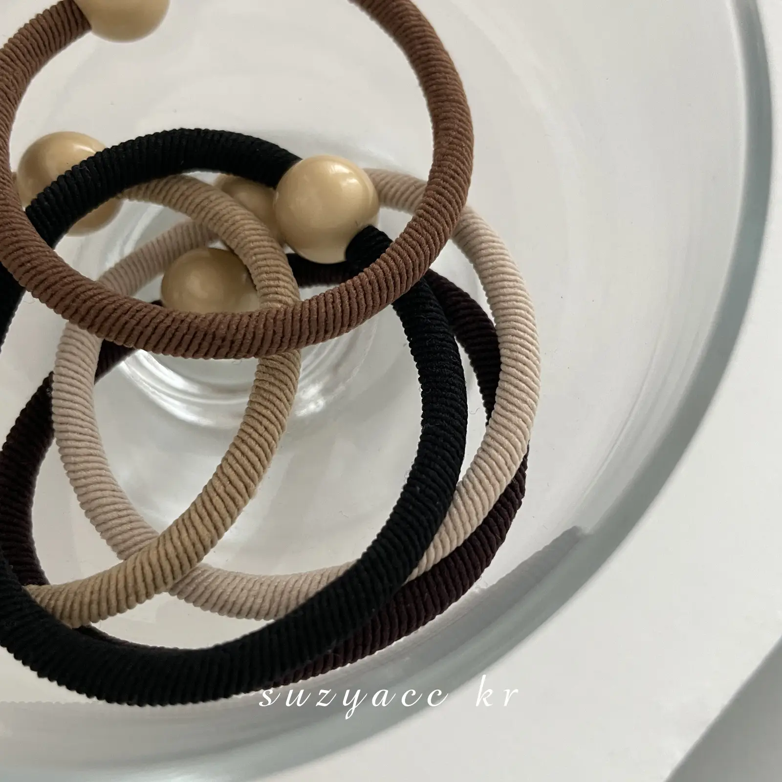 Korean Bead Hair Rope for Women Summer Ponytail - Image 7
