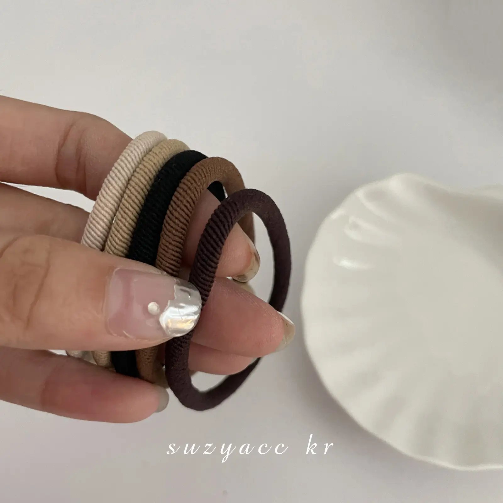 Korean Bead Hair Rope for Women Summer Ponytail - Image 8