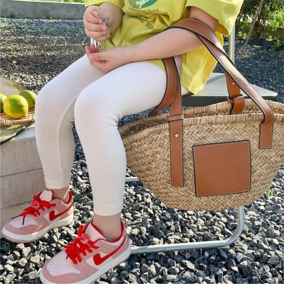 2025 Kids Leggings Modal Nine Point Pants Spring Fall Outer Wear - Image 2