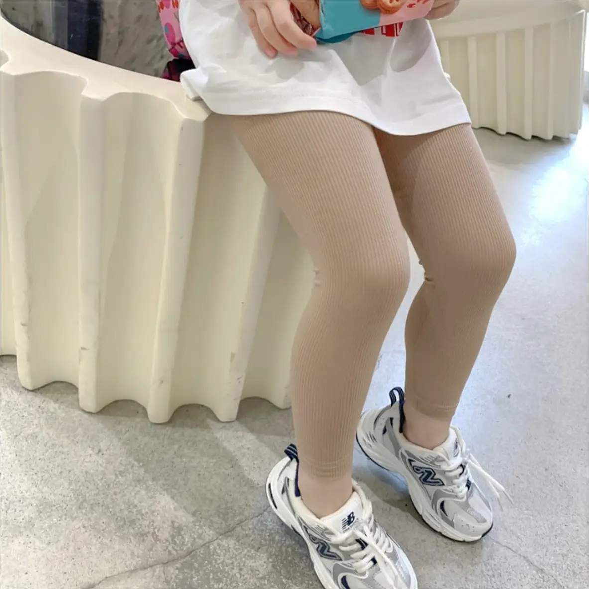 2025 Kids Leggings Modal Nine Point Pants Spring Fall Outer Wear - Image 4