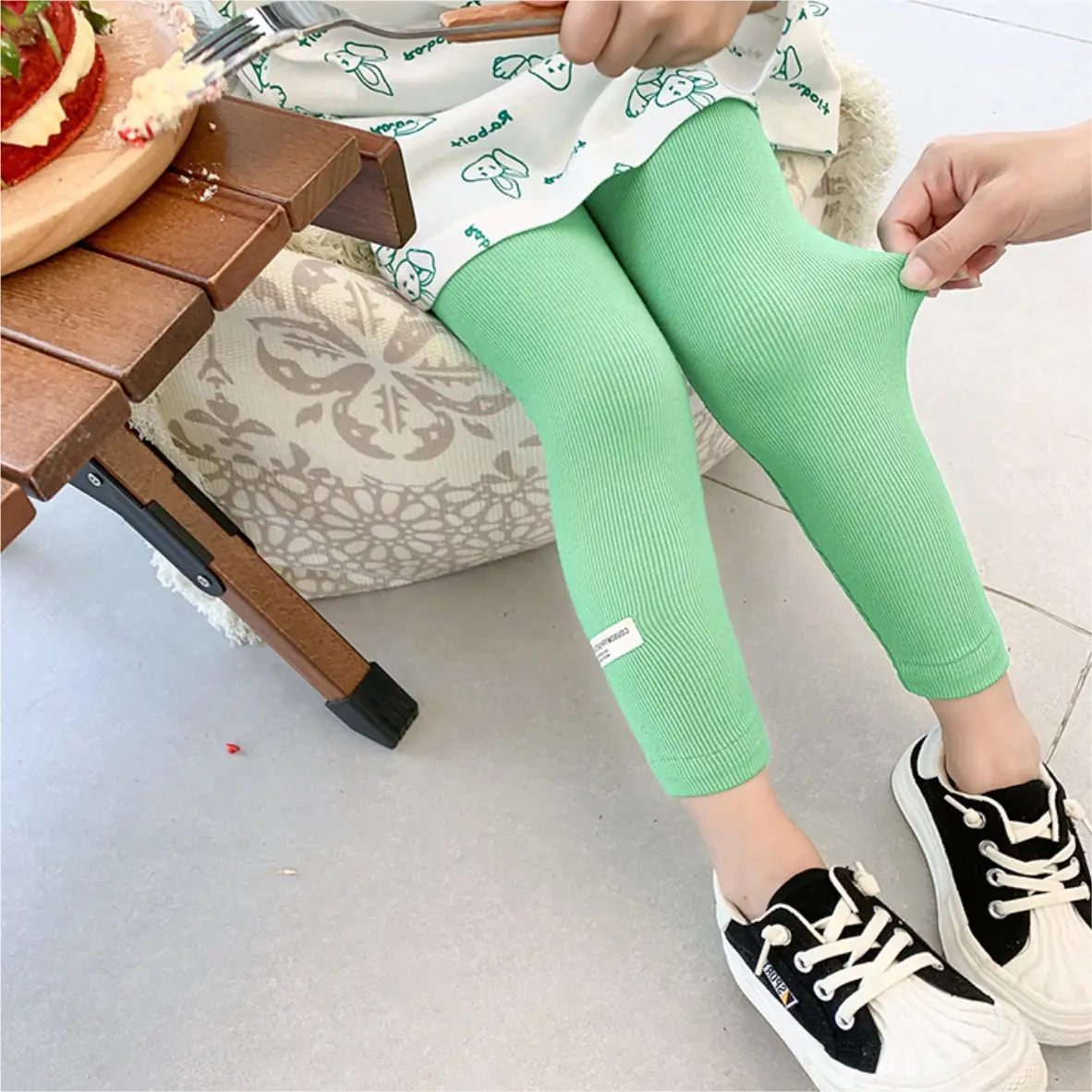 2025 Kids Leggings Modal Nine Point Pants Spring Fall Outer Wear - Image 7