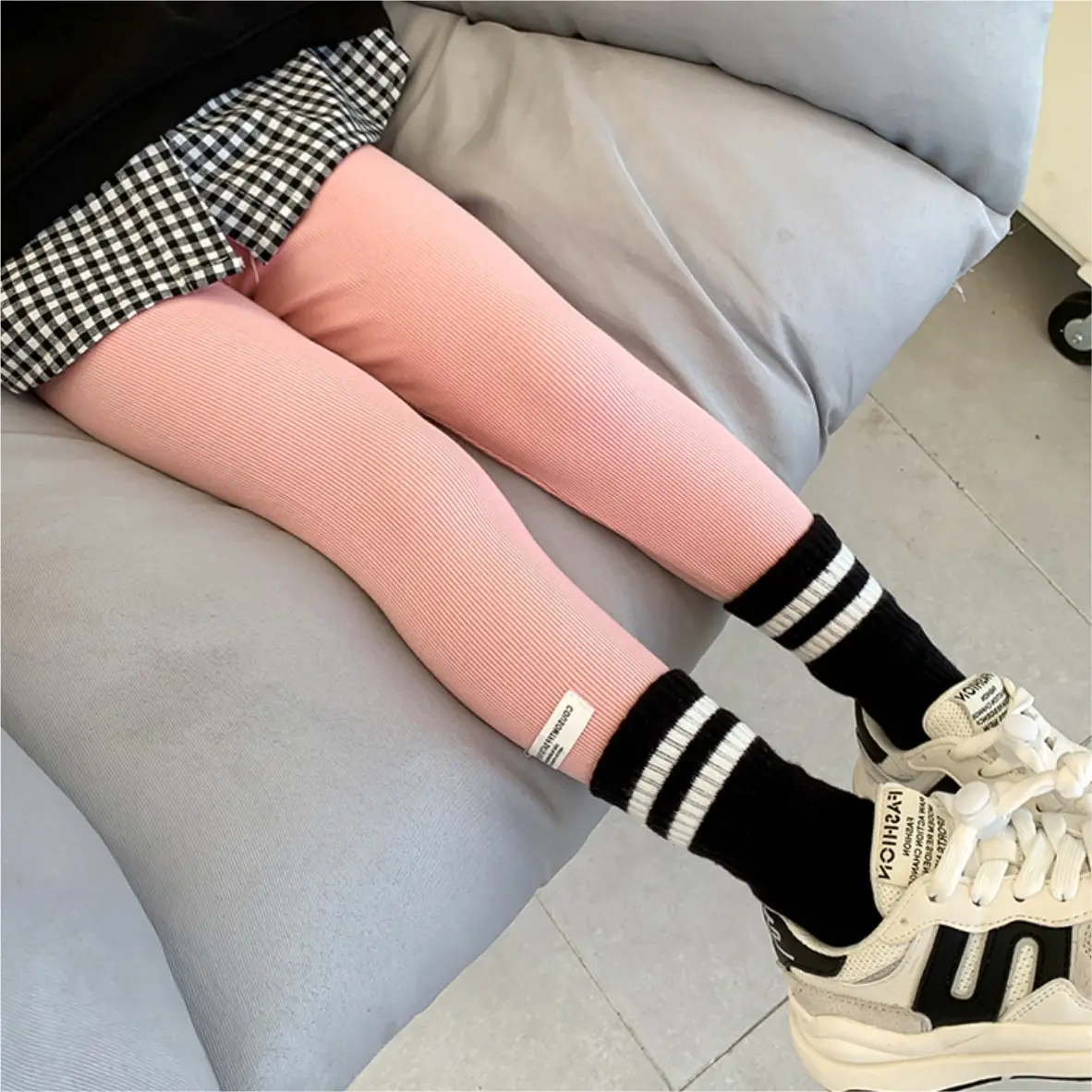 2025 Kids Leggings Modal Nine Point Pants Spring Fall Outer Wear - Image 9