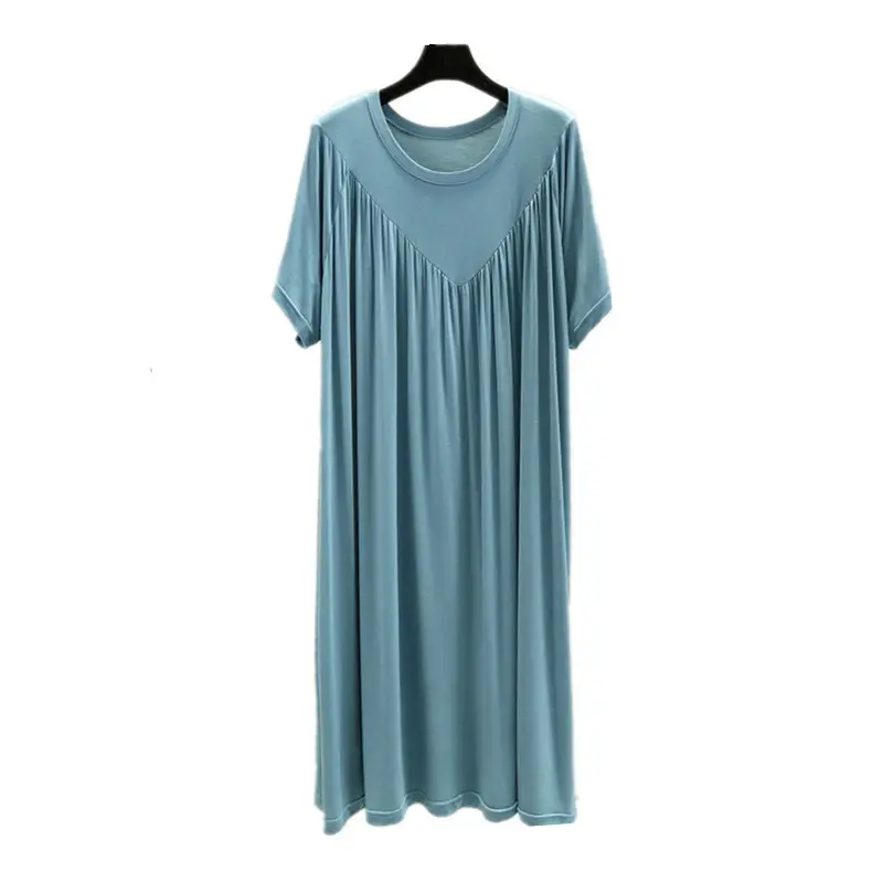 Women's Summer Loose Fit Nightgown Large Size - Image 14