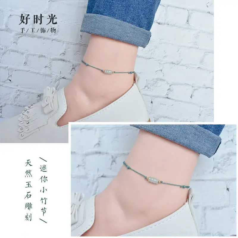 Jade Bamboo Joint Bracelet for Men Women - Image 6