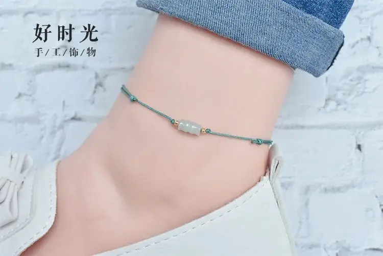Jade Bamboo Joint Bracelet for Men Women — feature 14