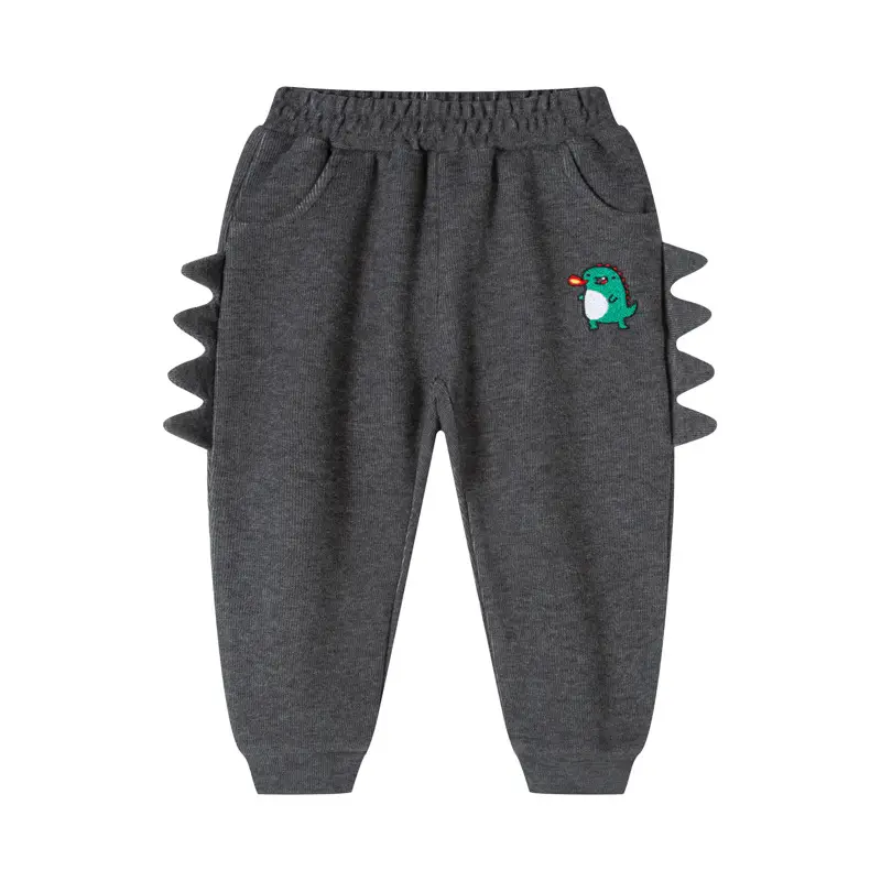 Children's Dinosaur Cartoon Pants Blue Casual Sports