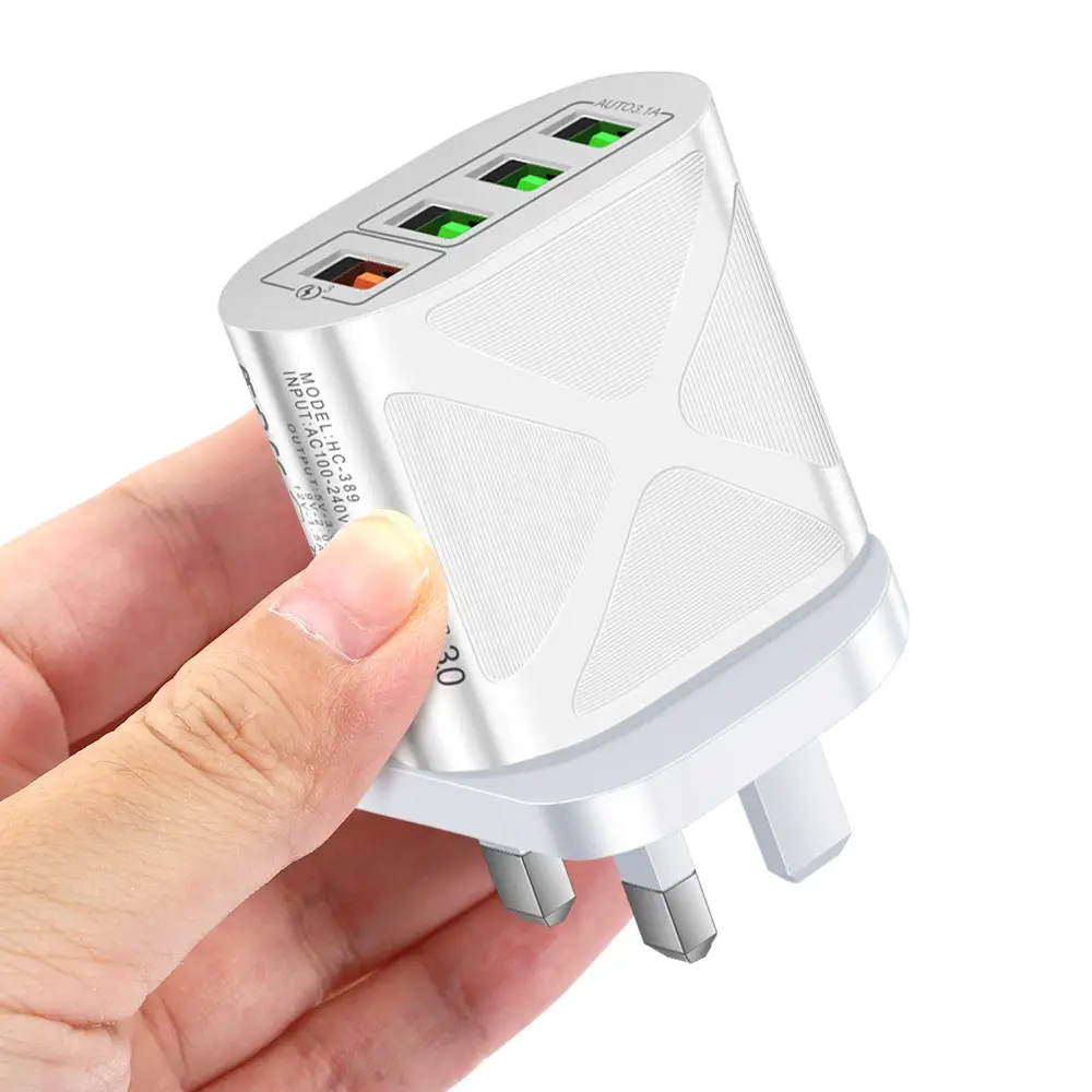 5V 5.1A 4 USB Charger Fast Charging Multi Port Mobile Charger - Image 3