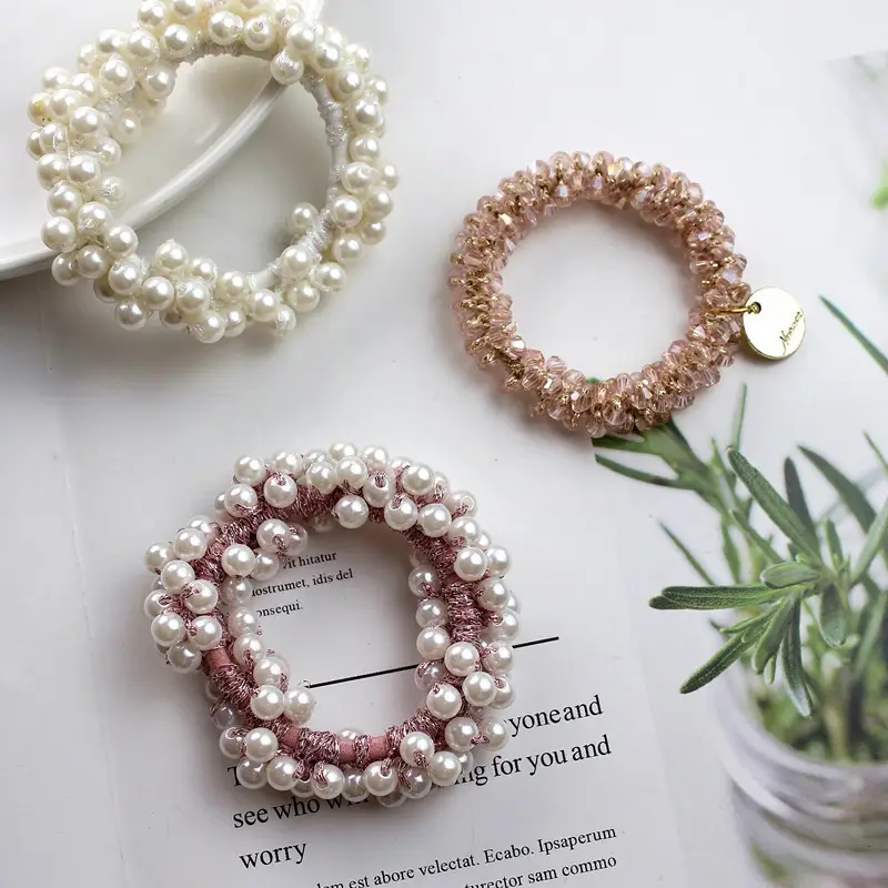 Pearl Pearl Braided Hair Band with Heart Charm - Image 10