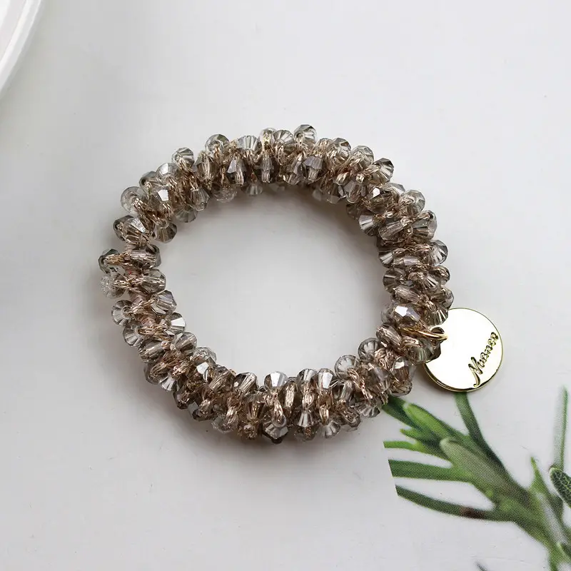 Pearl Pearl Braided Hair Band with Heart Charm - Image 7