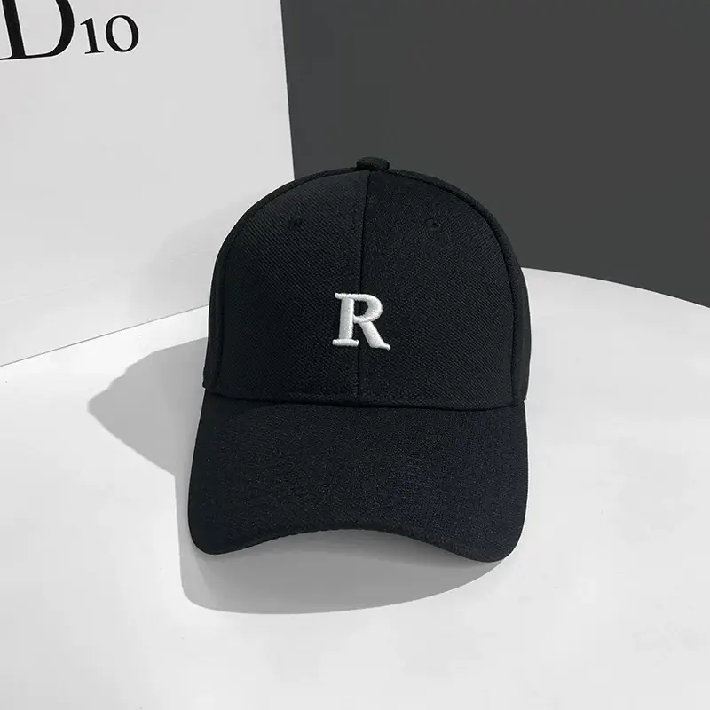 Women Men R Letter Cap Summer Sunshade Baseball Cap — feature 10