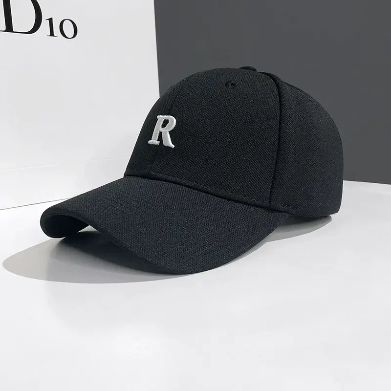 Women Men R Letter Cap Summer Sunshade Baseball Cap — feature 6