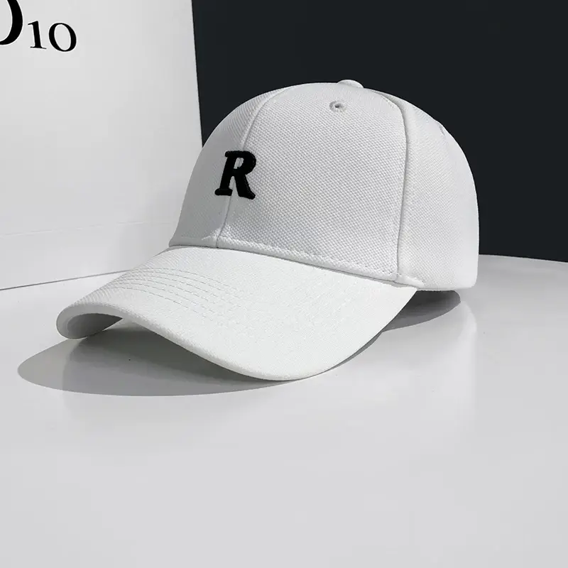 Women Men R Letter Cap Summer Sunshade Baseball Cap — feature 7