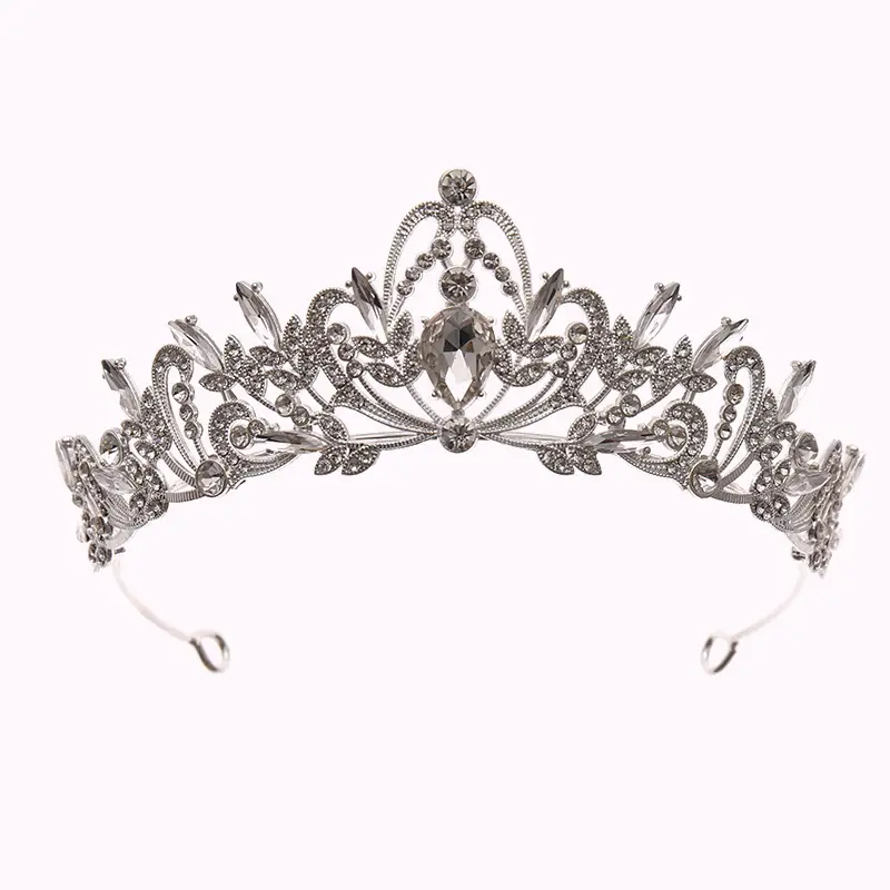 Korean Red Crystal Princess Crown for Wedding & Photo - Image 20