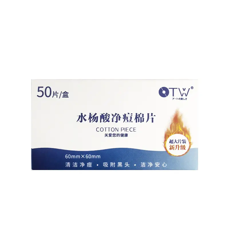 OTW Salicylic Acid Acne Cleansing Cotton 50 Pieces