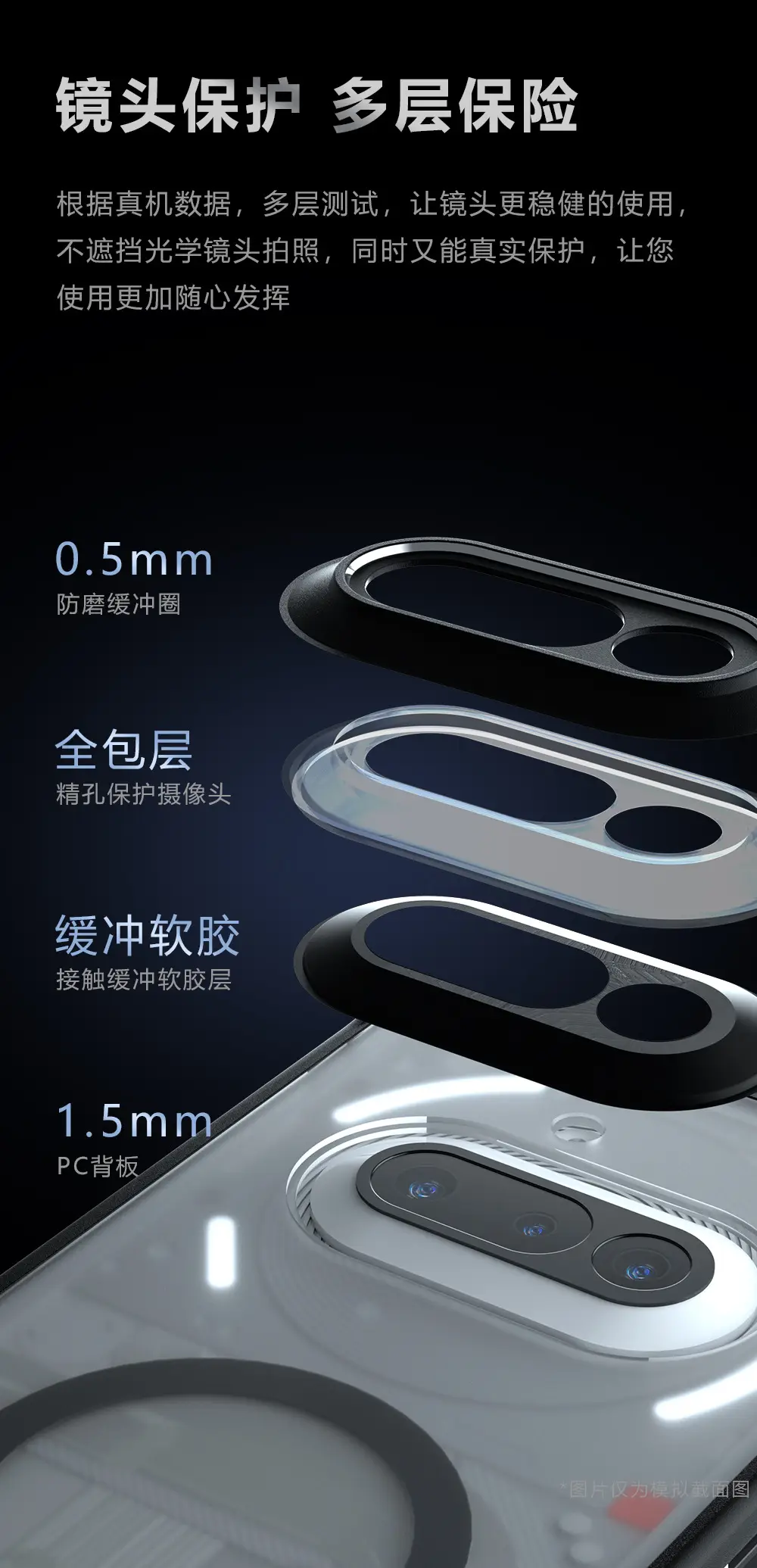3D Touch Magnetic Phone Case Frosted Black — feature 9