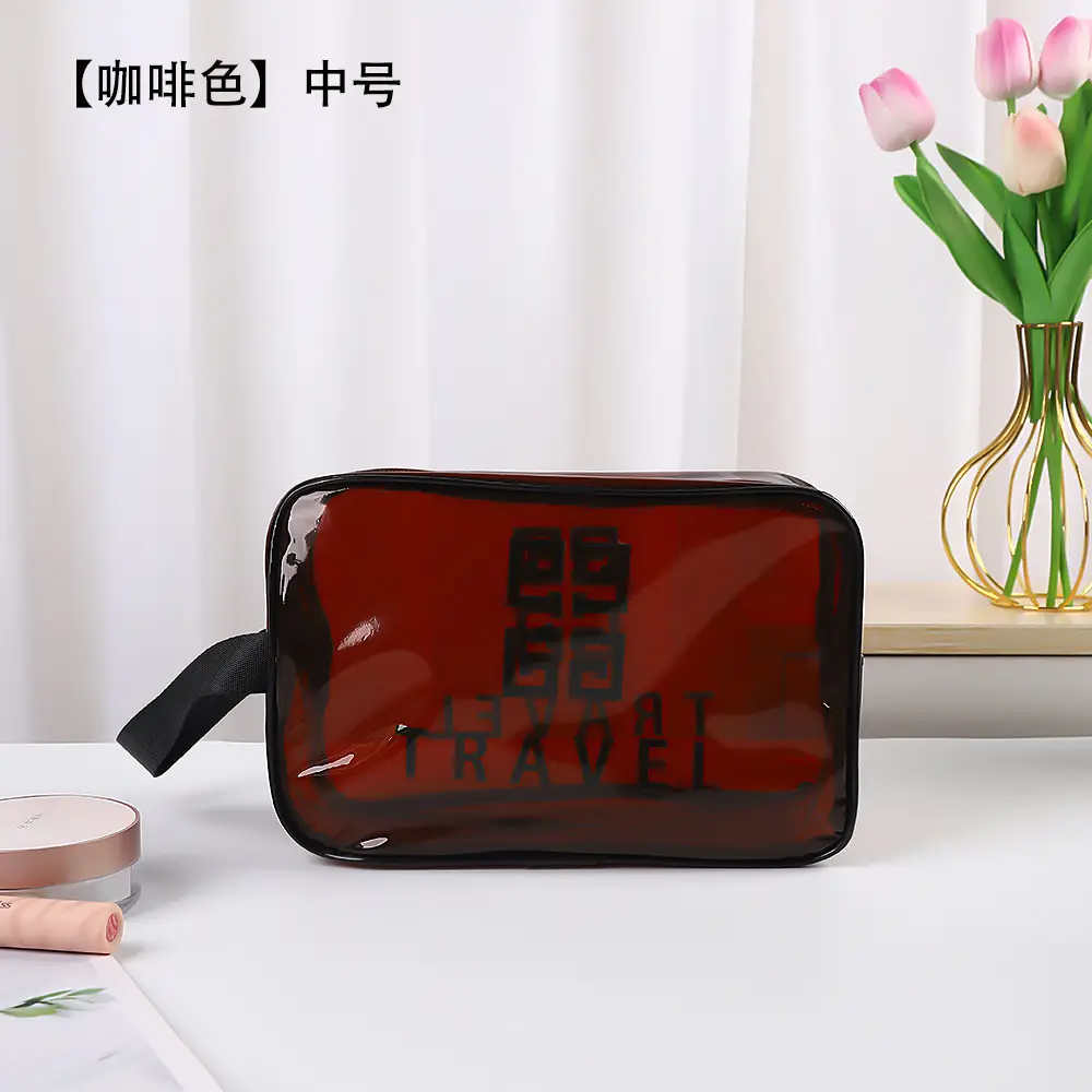 Transparent Cosmetic Bag Waterproof Large Capacity Travel Fitness Storage Bag - Image 12