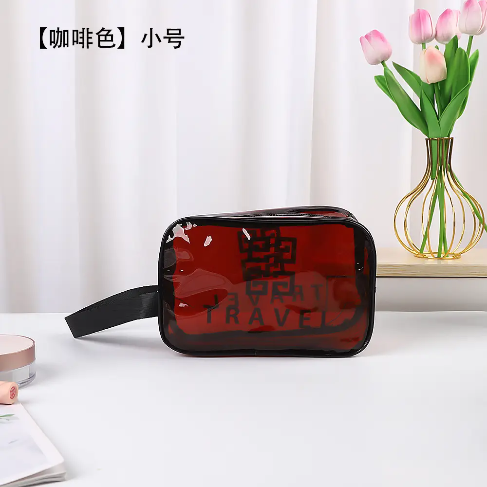 Transparent Cosmetic Bag Waterproof Large Capacity Travel Fitness Storage Bag - Image 13