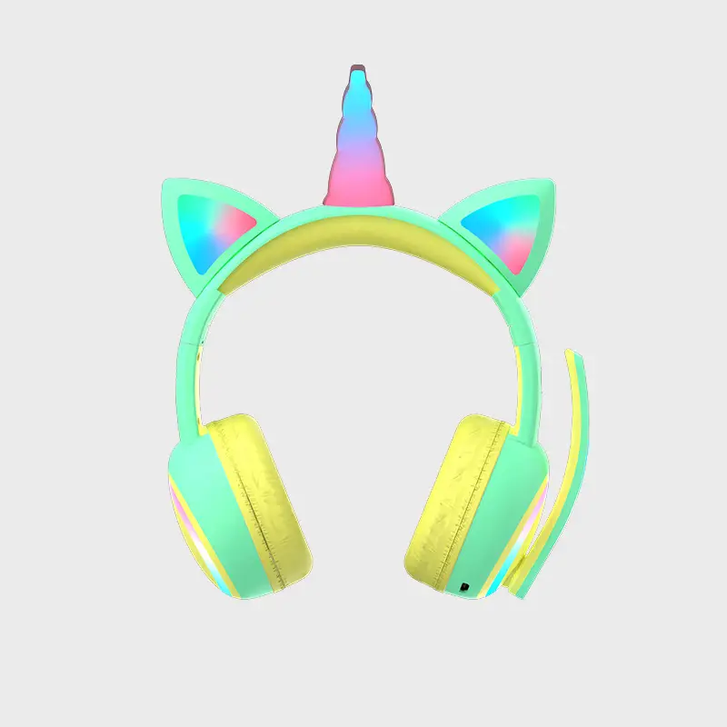 Crown Unicorn Bluetooth Headset with Luminous Design - Image 3
