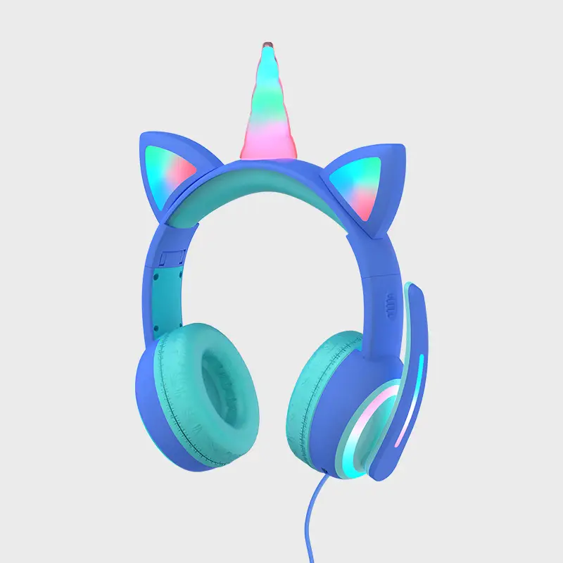 Crown Unicorn Bluetooth Headset with Luminous Design - Image 4