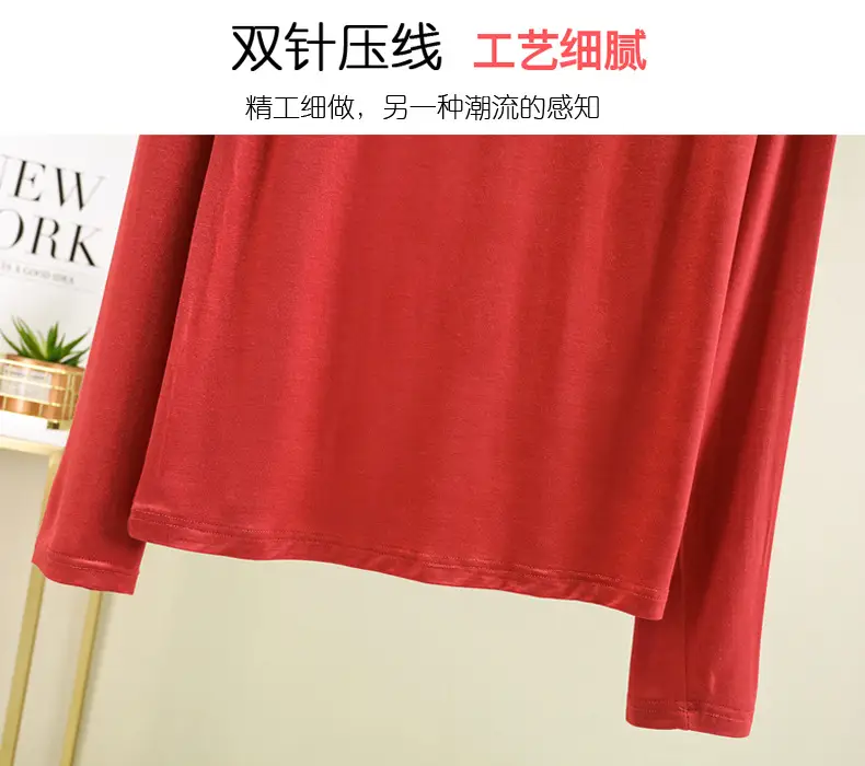 Women Grey Long Sleeve T-Shirt Slim Fit Round Neck — feature 7