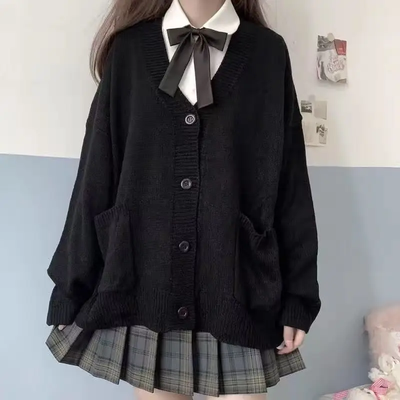 Women's Pink Sweater Cardigan 2023 Spring Knitted Jacket - Image 8
