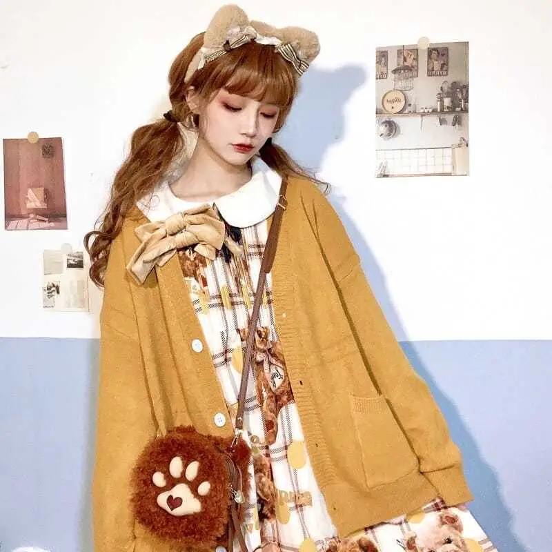 Women's Pink Sweater Cardigan 2023 Spring Knitted Jacket - Image 9