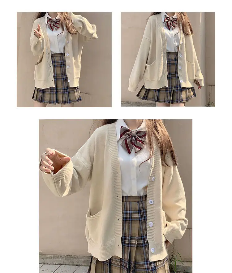 Women's Pink Sweater Cardigan 2023 Spring Knitted Jacket — feature 4