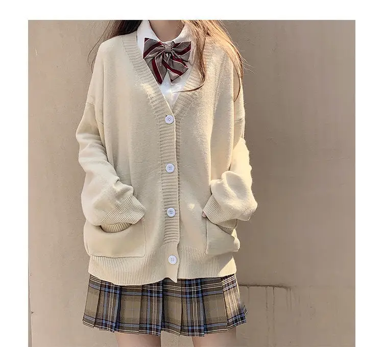 Women's Pink Sweater Cardigan 2023 Spring Knitted Jacket — feature 7