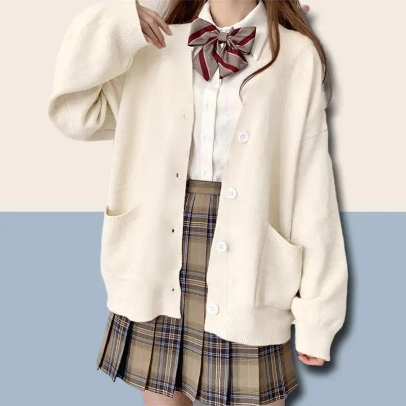 Women's Pink Sweater Cardigan 2023 Spring Knitted Jacket - Image 3