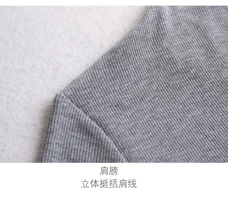 Women V-Neck Slim Fit Shirt Black Knitwear Autumn Winter — feature 45