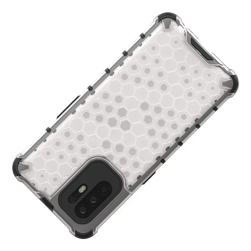 OPPO F19 Pro + Transparent Honeycomb Phone Case - Image 8
