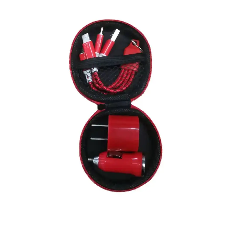 New York Matte Blue 3-in-1 Car Charger Plug Set - Image 2