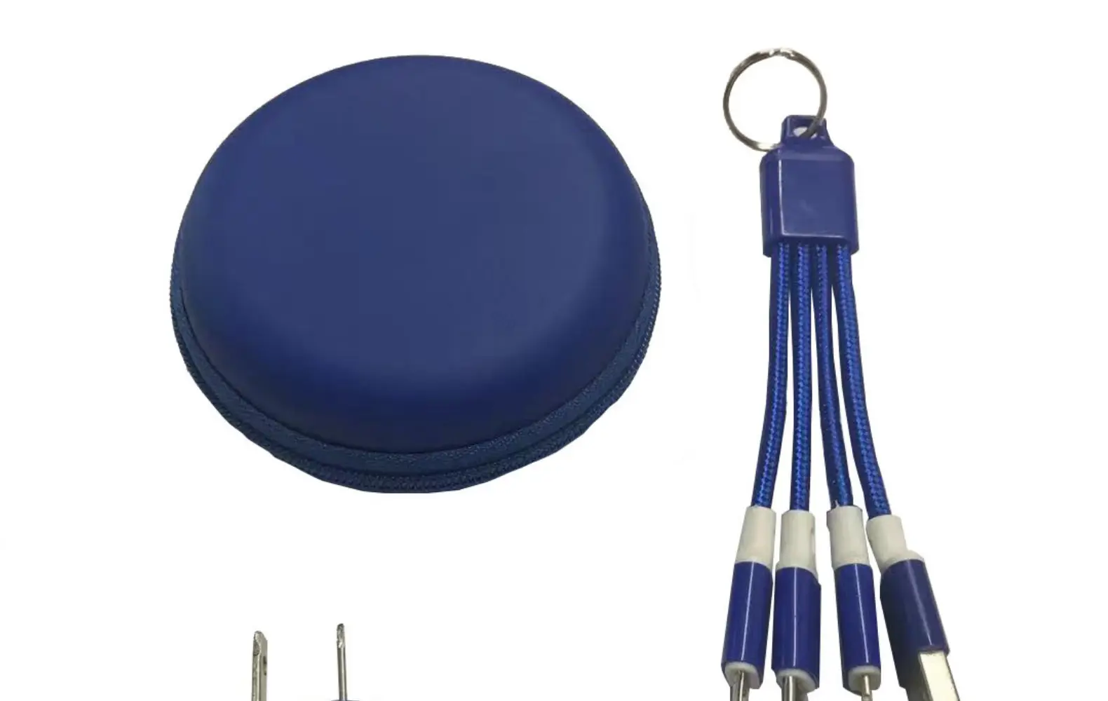 New York Matte Blue 3-in-1 Car Charger Plug Set — feature 33