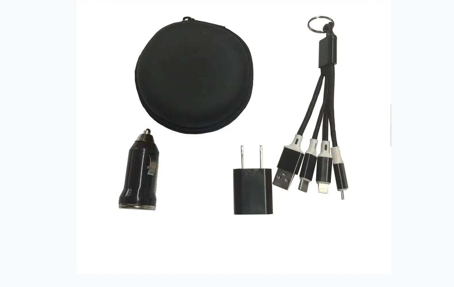 New York Matte Blue 3-in-1 Car Charger Plug Set — feature 35