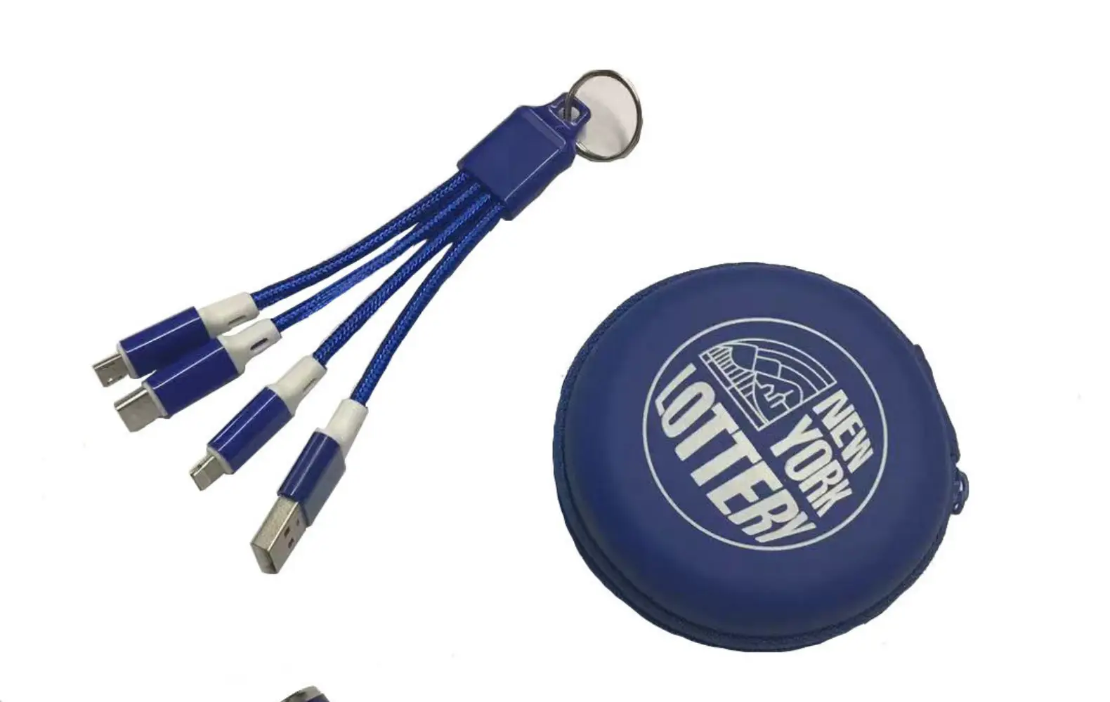 New York Matte Blue 3-in-1 Car Charger Plug Set — feature 37