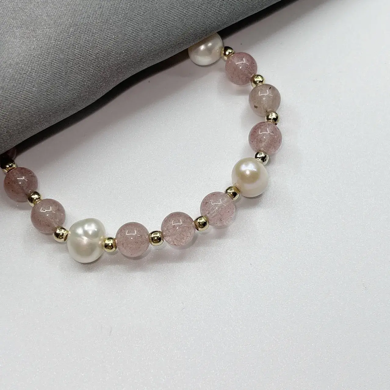 Peach Crystal Bee Bracelet for Girls Gift - Image 8