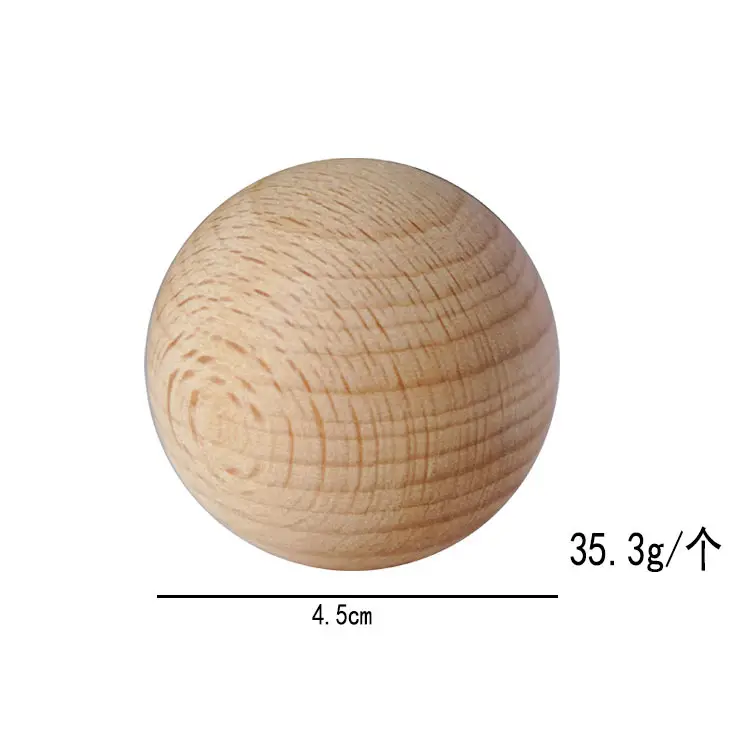 1 beech wood ball 4.5cm