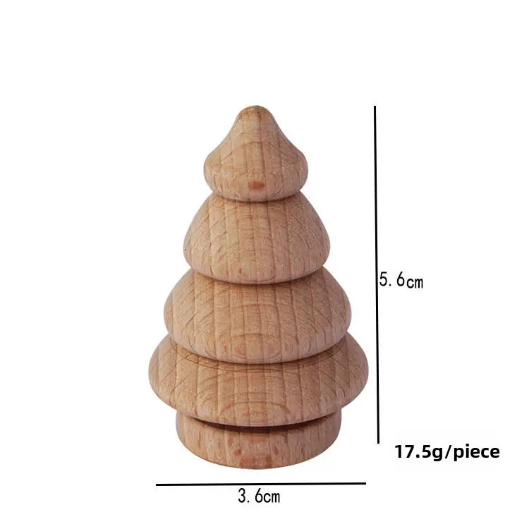 Wooden Snowmen & Christmas Trees Decor Set - Image 14