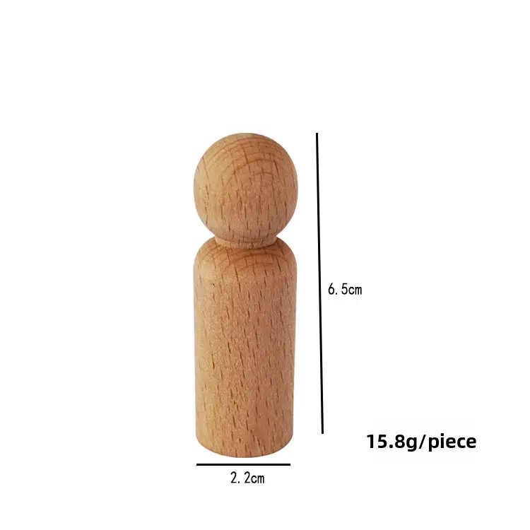 Wooden Snowmen & Christmas Trees Decor Set - Image 2