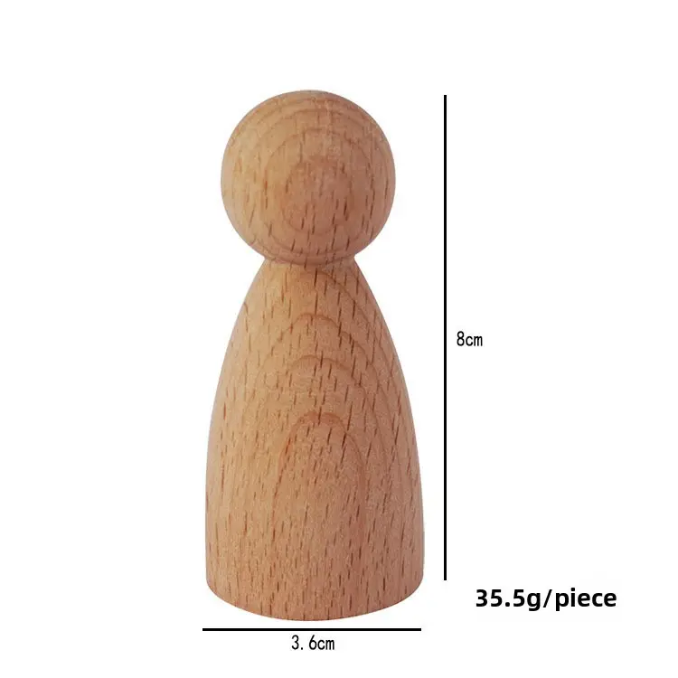 Wooden Snowmen & Christmas Trees Decor Set - Image 3