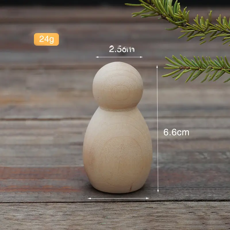 Wooden Snowmen & Christmas Trees Decor Set - Image 37