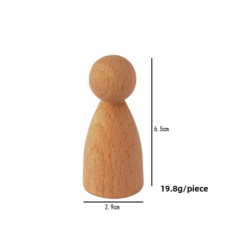 Wooden Snowmen & Christmas Trees Decor Set - Image 4