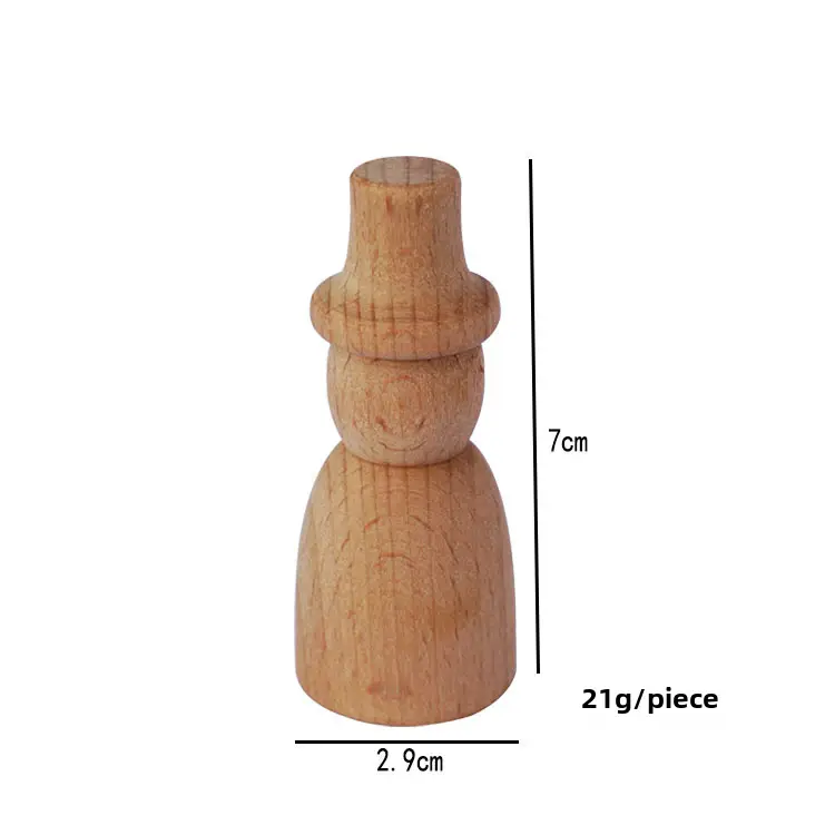 Wooden Snowmen & Christmas Trees Decor Set - Image 8