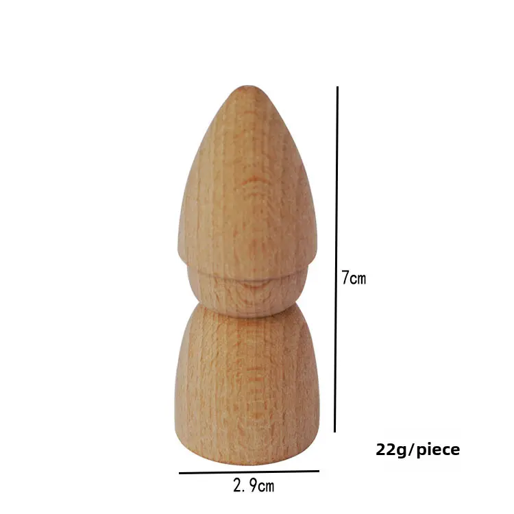 Wooden Snowmen & Christmas Trees Decor Set - Image 9