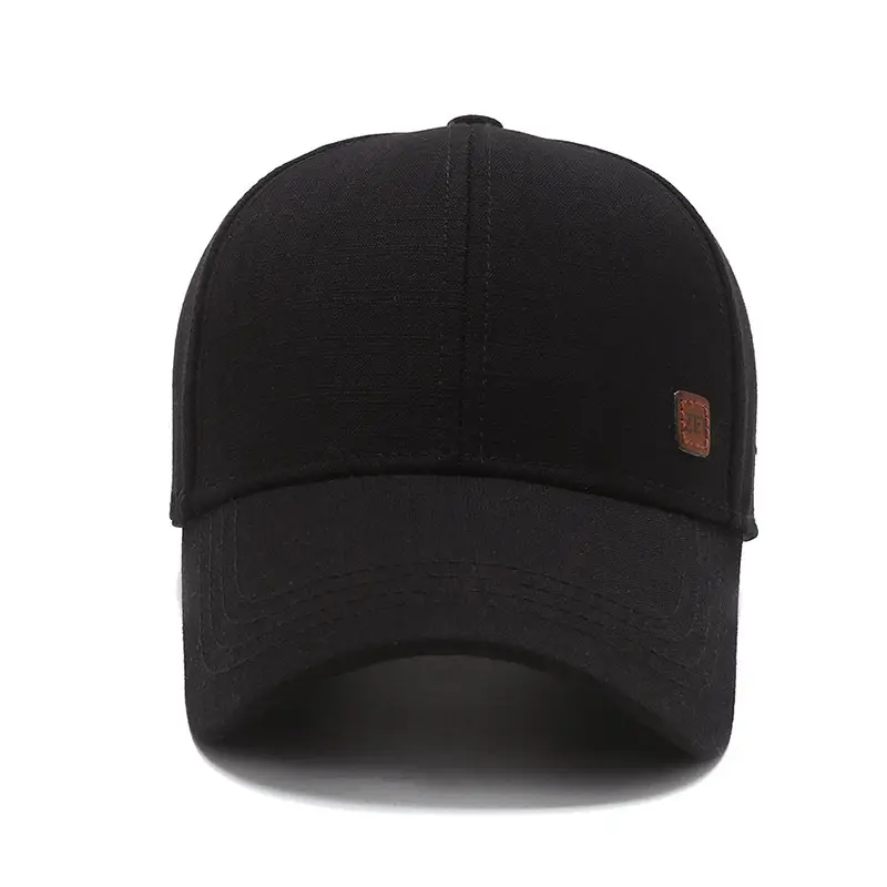 Men's Black 2021 Sunshade Cap Casual Travel Elderly - Image 5