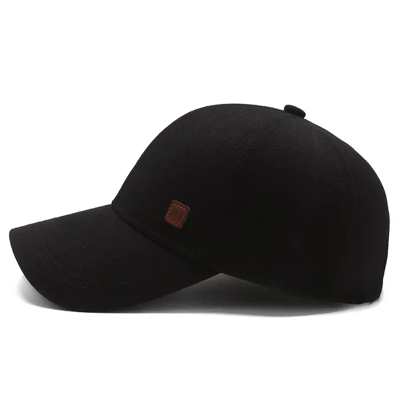 Men's Black 2021 Sunshade Cap Casual Travel Elderly - Image 6