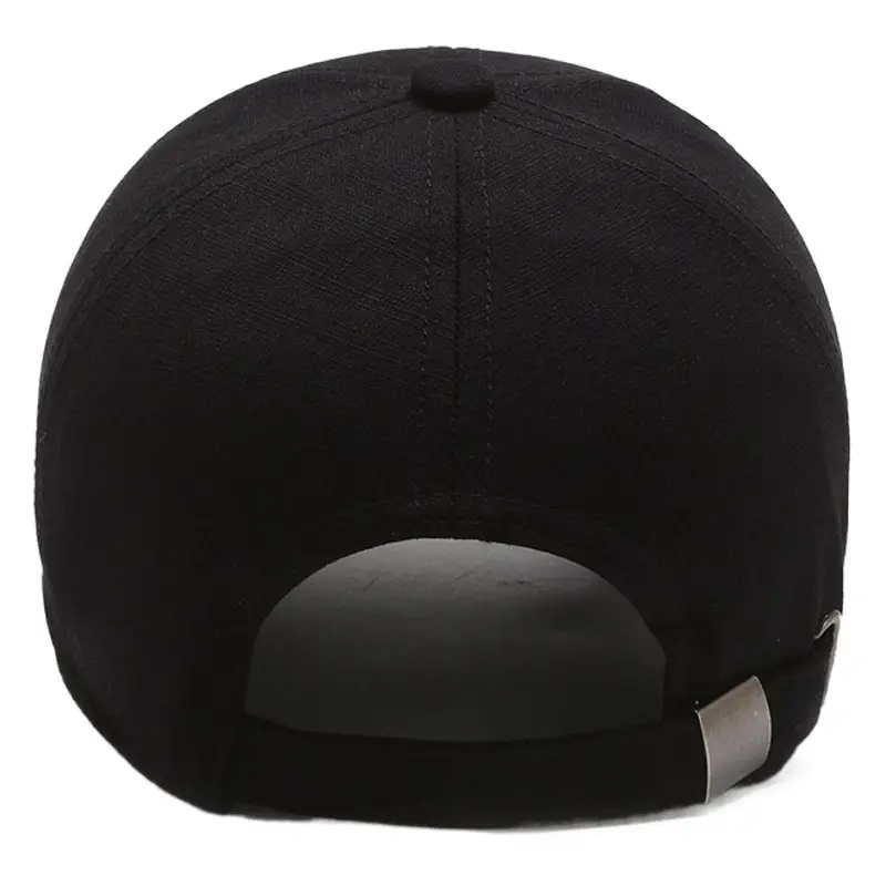 Men's Black 2021 Sunshade Cap Casual Travel Elderly
