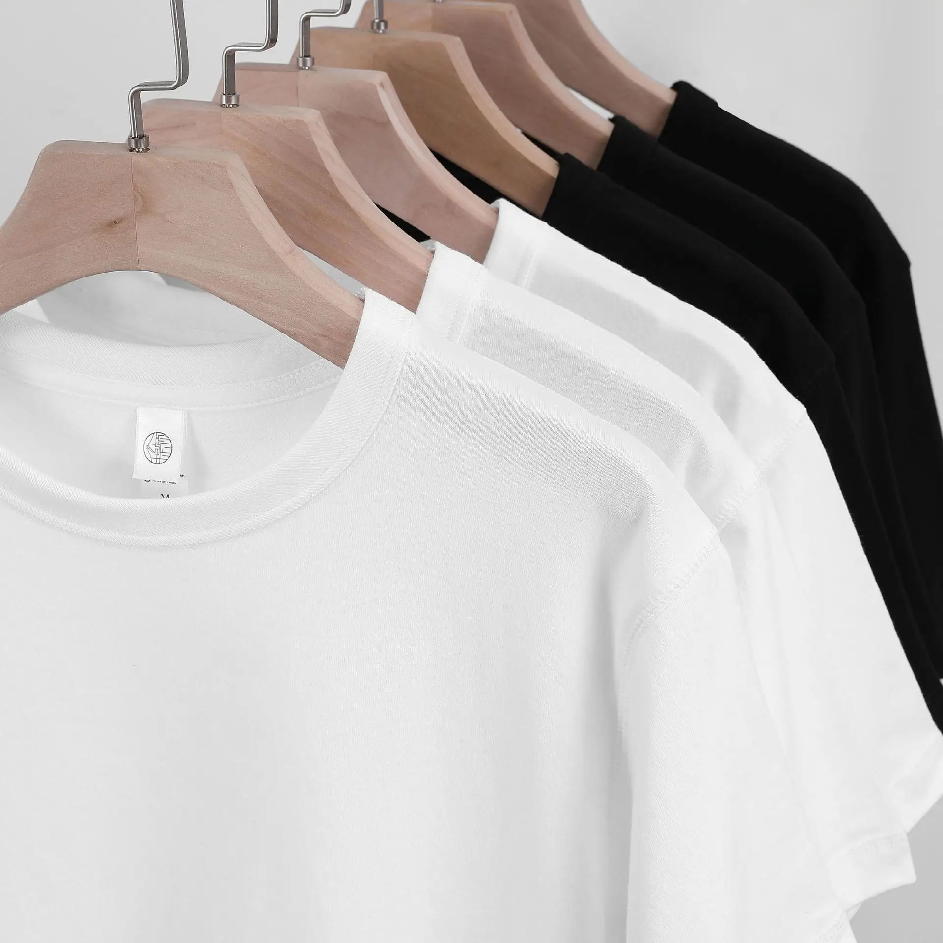 Pure Cotton Unisex White T-Shirt 260g - Image 3