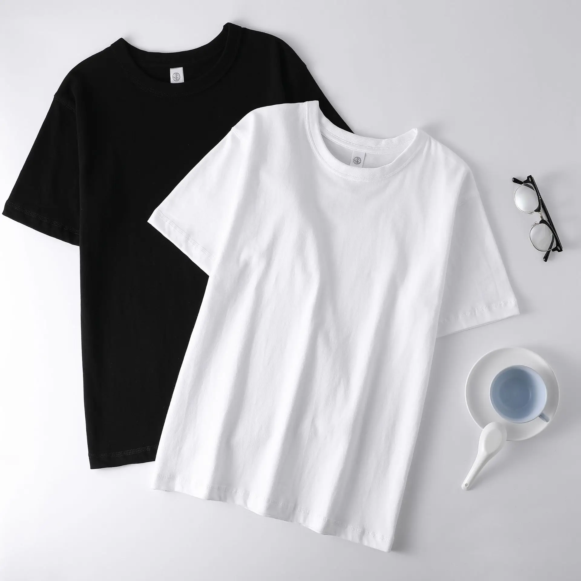 Pure Cotton Unisex White T-Shirt 260g - Image 4