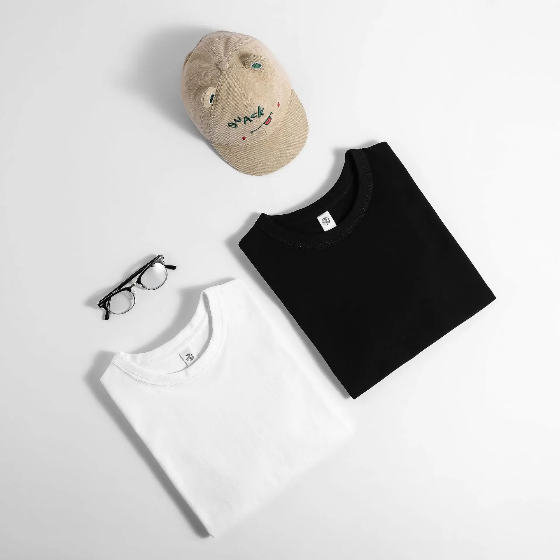 Pure Cotton Unisex White T-Shirt 260g - Image 5